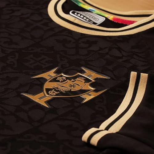 Camisa Vasco Oficial III Goleiro 22/23 Preto Kappa - Masculina (as2, alpha, l, regular)
