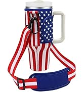 Borsa Porta Bottiglie per Stanley Cup, Custodia per Bottiglia d'Acqua per Stanley 40 oz Tumbler, Porta Borraccia con Tracolla per Escursioni, Viaggi, Campeggio