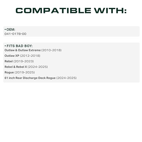 Miniatura 103 de UDC Parts 954-05040 954-0241A Correa de transmisión superior para Troy Bilt Pony Craftsman T110 MTD Cub Cadet Huskee LT4200 754-0241A 754-05040