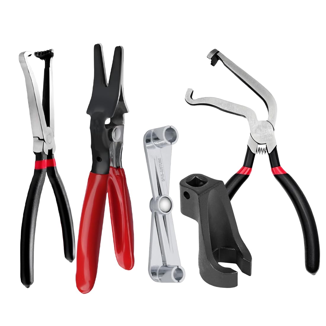 4PS Fuel Line Disconnect Tool Set,Electrical Disconnect Pliers,Fuel Line Removal Tool,Hose Removal Pliers,19MM High Pressure Fuel Line Socket Tool