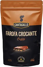 Farofa Crocante de Costela CantaGallo 200g - Acompanhamento para Churrasco