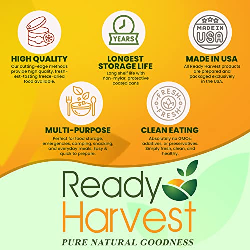 Ready Harvest Freeze Dried Potato Variety Whole Foods for Emergency Food Storage, Camping Supplies, and Survival Kits | Sealed Fresh in #10 Can | 30 Year Shelf Life | 6 Cans - Thumbnail 5