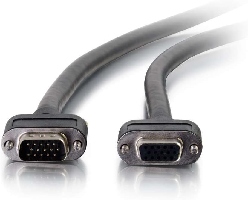 C2G/ Cables To Go Legrand - C2G VGA Video Extension Cable, 25 Foot In-Wall VGA Cable, CMG-Rated VGA Male to Female Extension Cord, 1 Count, C2G 50240