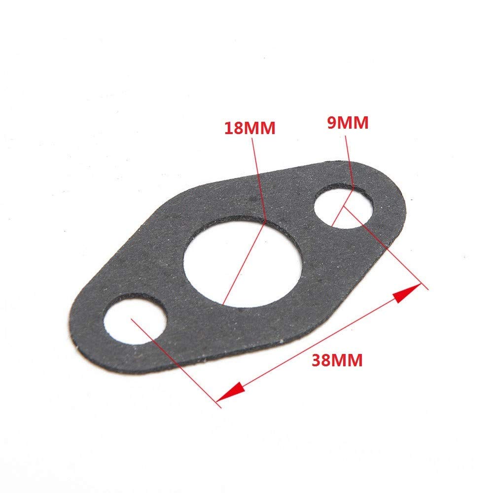 EPZDP01A 10pcs Turbo Flange Oil Feed Gasket T3 T4 T3/T4 T04E T04B Turbocharge