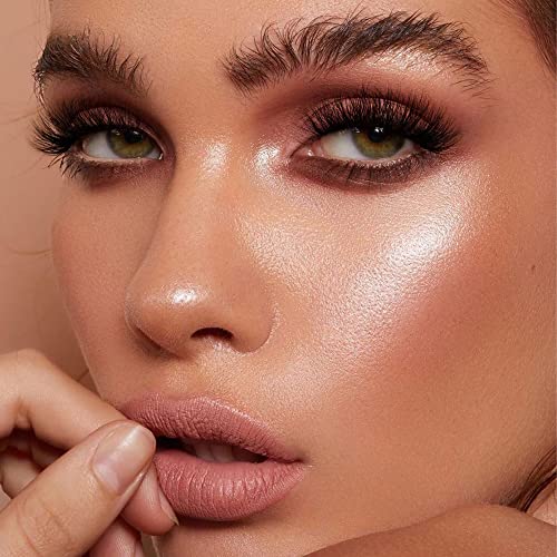 False Eyelashes Natural Fluffy 5D Volume Mink Lashes 14 Pairs Pack Wispy 15Mm Short Fake Eyelashes By Fanxiton #TOP1