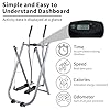 LADECNERHT Air Walker Exercise Machine, Elliptical Cross Trainer, Compact Full-Body Exerciser, Home Cross-Training for Arm/Leg, Low Impact Cardio Workout Machine for Home, Gym, Office