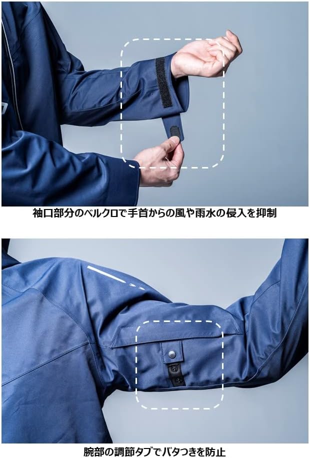 [ヤマハ発動機] バイク用ジャケット MOTOR ORIGINAL YAS78-SAオールウェザージャケット ブラック Sサイズ 9