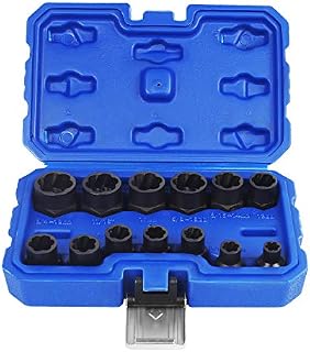 Eapele Impact Bolt Nut Removal Extractor Socket Tool Set (13pcs)