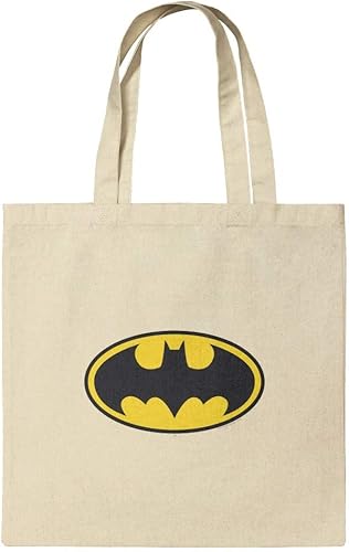 Batman Classic Bat Shield Logo Grocery Travel Bolsa de mano reutilizable