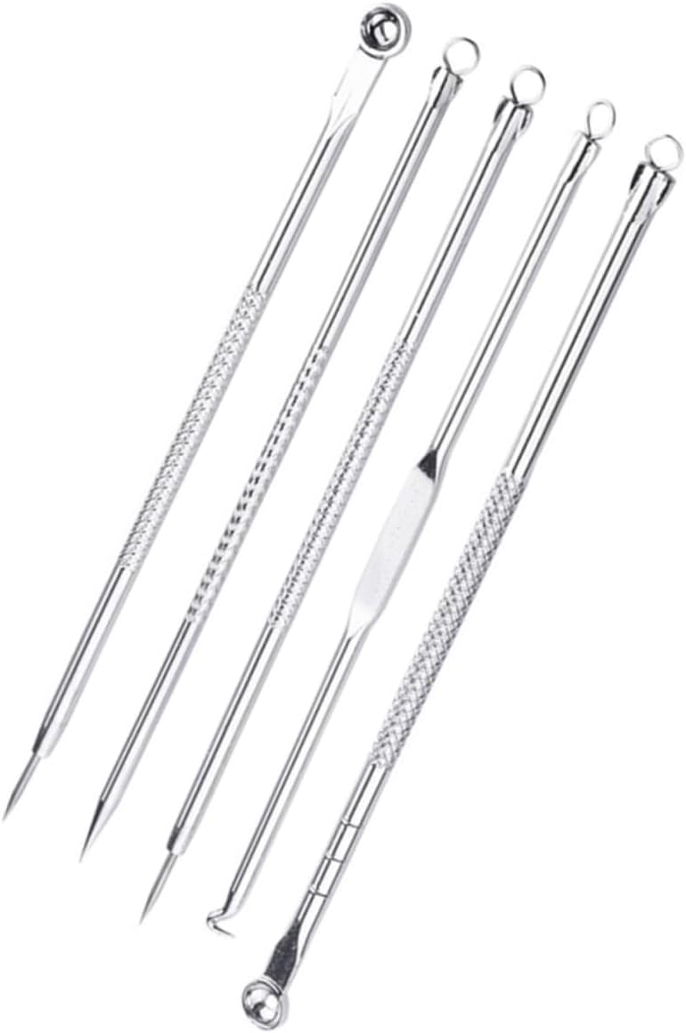 CALLARON with Storage Case Blackhead Extraction Tool for Blemish Removal Gentle All Types