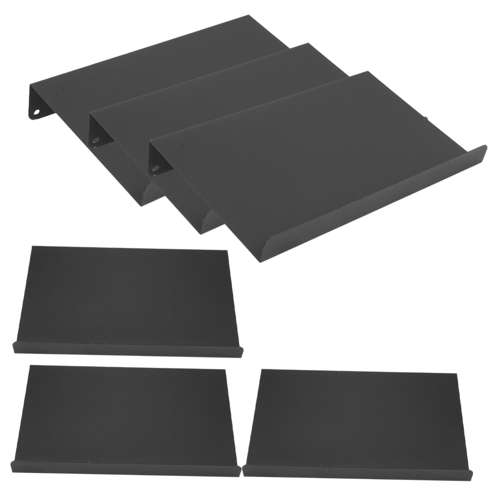 Cabilock Organizador de Cajón para Especias 1 Juego Aluminio Negro