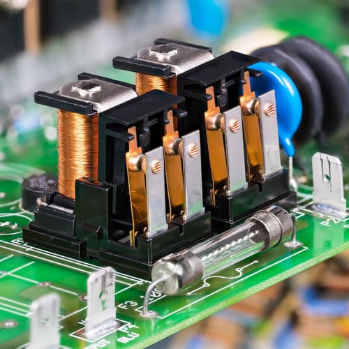 MECCANIXITY 20 Pcs Slow Blow Glass Fuse 8A 125V 5x20mm Glass Tube Fuses Time Delay Fuses for PCB Board Electronic Devices Home Appliances Light String