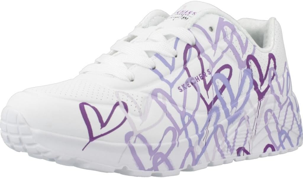 Skechers Girls' UNO Lite Spread the Love