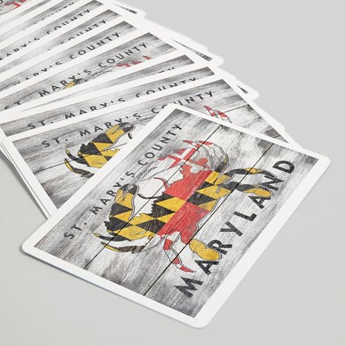 Baraja de 52 Cartas Poker St. Marys Maryland miniatura 5
