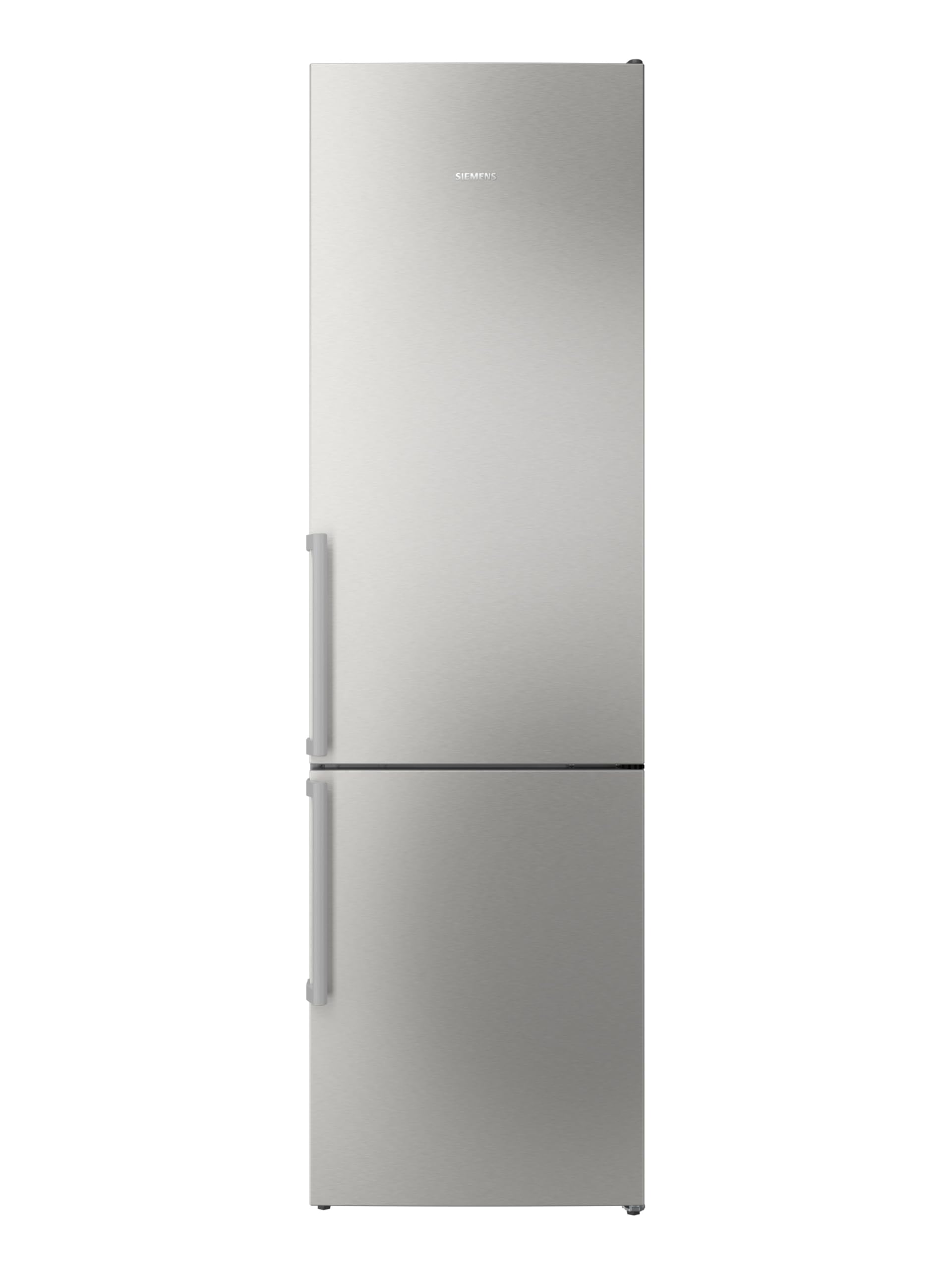 Siemens iQ300 Freistehende Kühl-Gefrier-Kombination 203 x 60 cm, KG39NVICV, 260 L Kühlen & 103 L Gefrieren, Total noFrost, Nahtlose Platzierung, hyperFresh 0°C Schublade, LED-Beleuchtung, Edelstahl