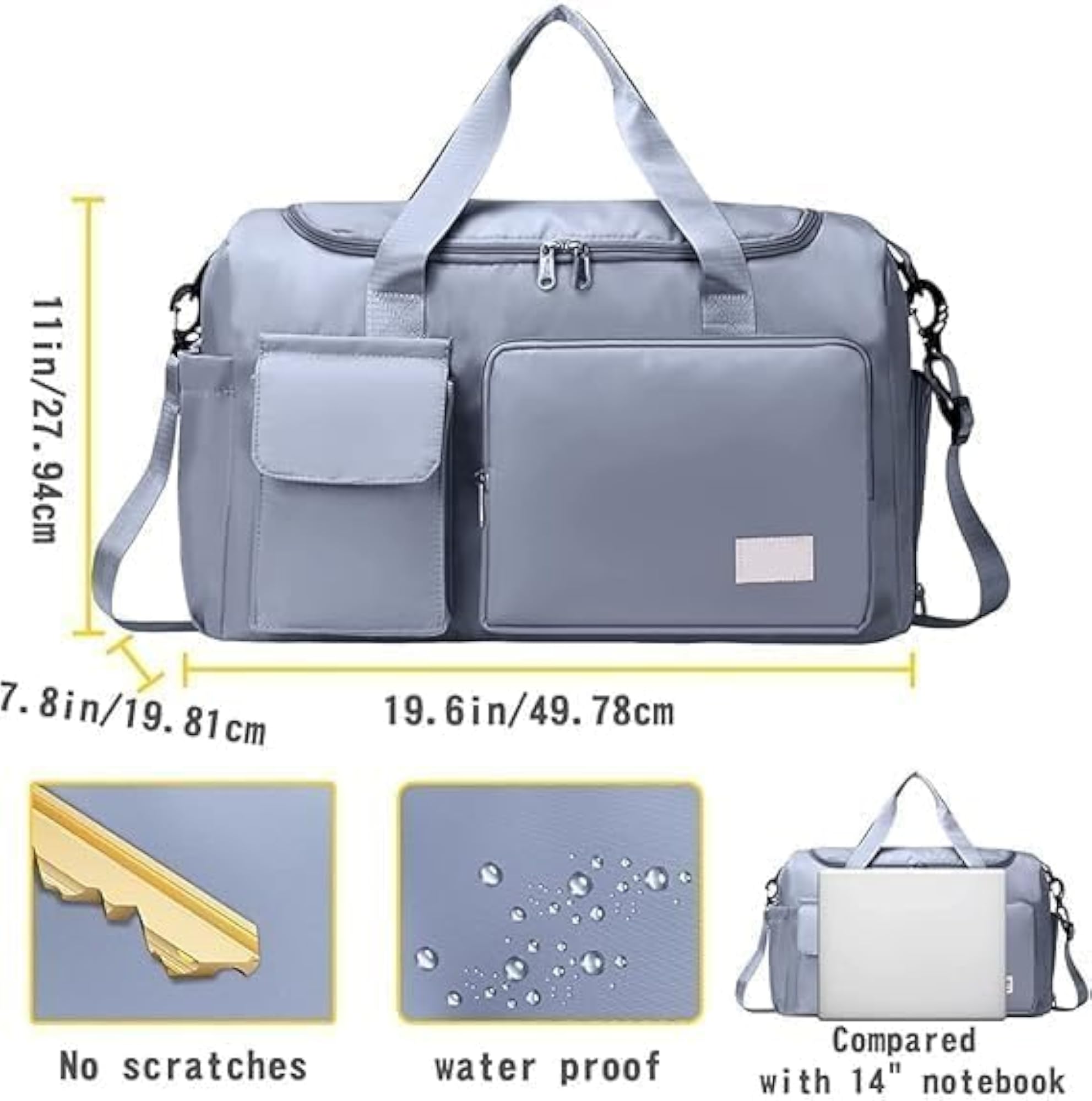 Multipurpose Foldable Travel Duffle Bag for Women