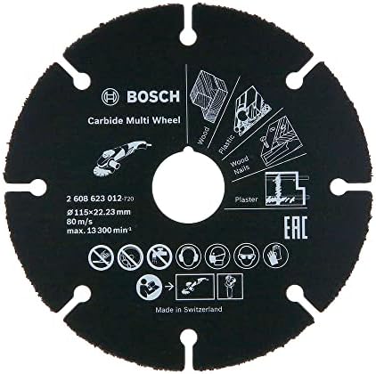 Bosch Professional Tarcza tnąca Carbide Multi Wheel (do wielu materiałów, Ø 125 mm, Akcesoria szlifierek kątowych)