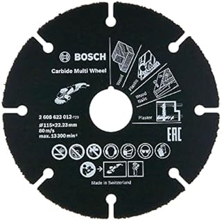 Bosch Professional Tarcza tnąca Carbide Multi Wheel (do wielu materiałów, Ø 125 mm, Akcesoria szlifierek kątowych)