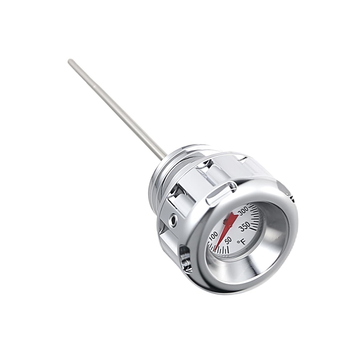 Oil Temperature Dipstick Compatible for Harley 2017-2025 Touring Street Road Glide FLTRX FLHX (Chrome)