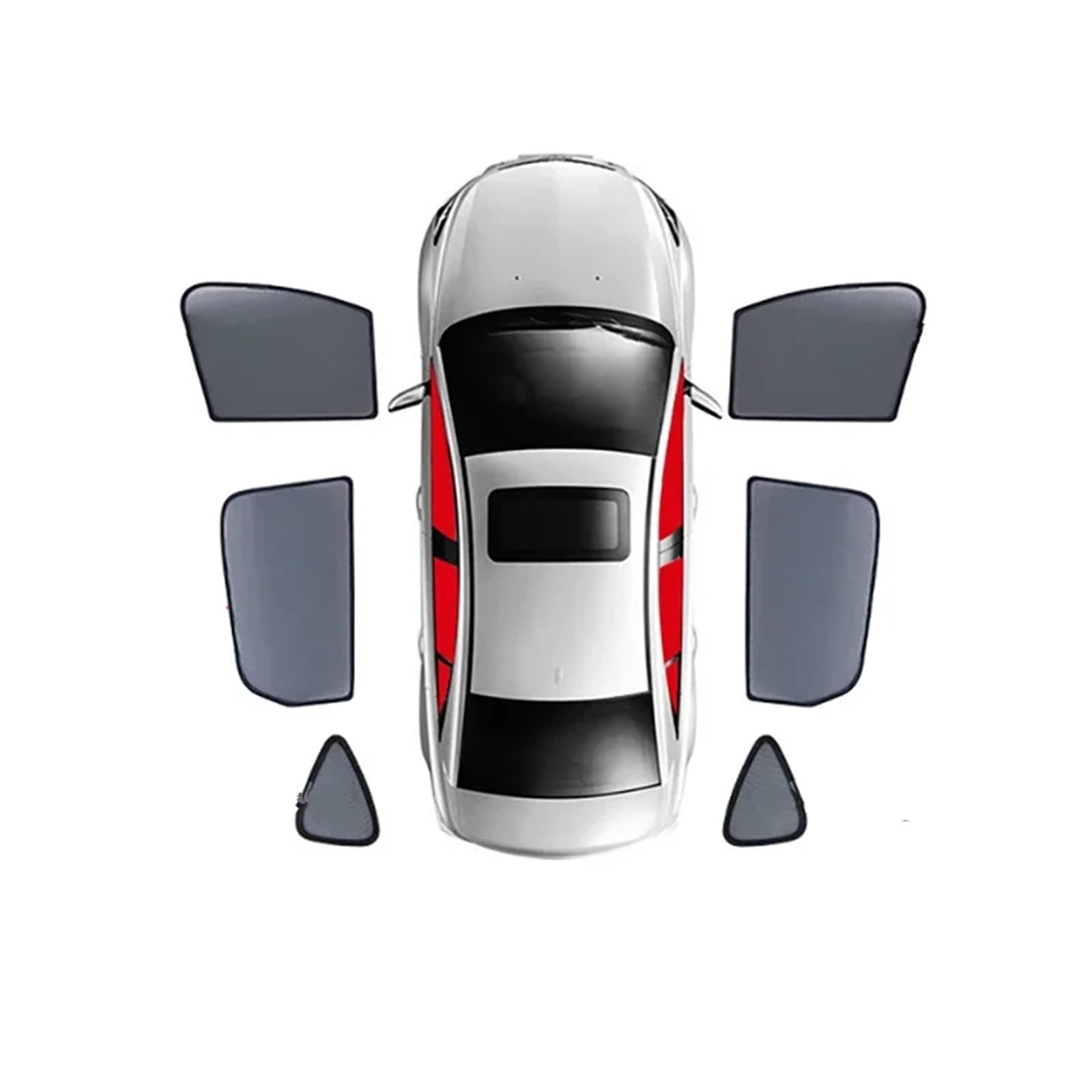 Parasole Auto Per Ford Per Kuga Per Escape 2020-2024 Parasole Per Auto Parasole Per Finestrino Laterale Anteriore Posteriore Tendine parasole auto