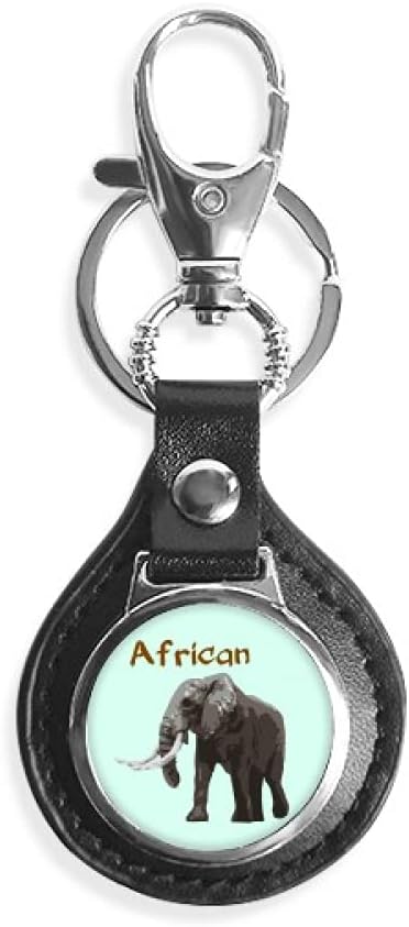 Asia Africa Suckling Elephant Key Link Chain Ring Keyholder Finder Hook Metal