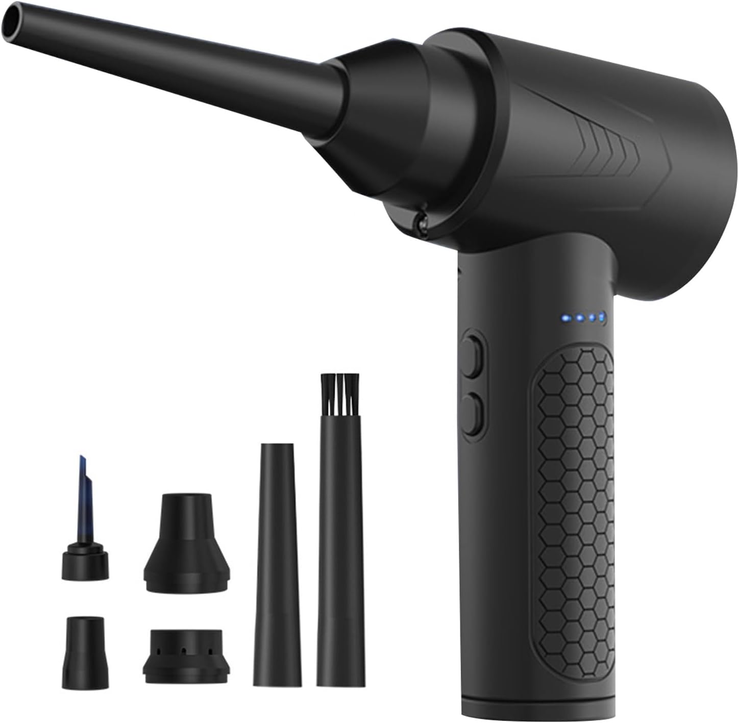 Fdit Wireless Vacuum Cleaner, Cordless Portable Electric Air Duster with 3 Speed Settings for Home Computer Keyboard and Electronic Equipment (AD35 Black)