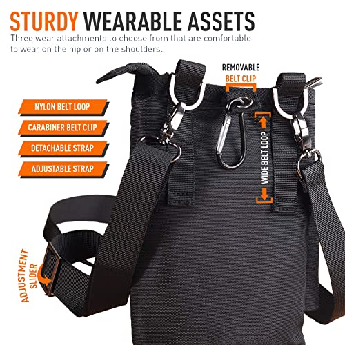 Ranboo Cell Phone Pouch For Belt Iphone 14 Plus 11 Pro Max Samsung Galaxy S23 Ultra S10+ S9+ S8 Plus A12 A32 A42 A52 A53 A72 Shoulder Holster Wallet Case With Belt Clip Crossbody Purse Waist Bag #TOP4