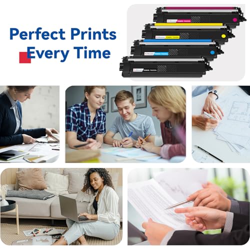 Image of TN229XL TN229 Toner Cartridges 4-Pack High Yield MFC-L3720CDW MFC-L3780CDW | Compatible for Brother TN-229XL TN229 XL MFC-L3720CDW L3780CDW L3765CDW HL-L3220CDW L3280CDW L3300CDW L3295CDW Series Printer
