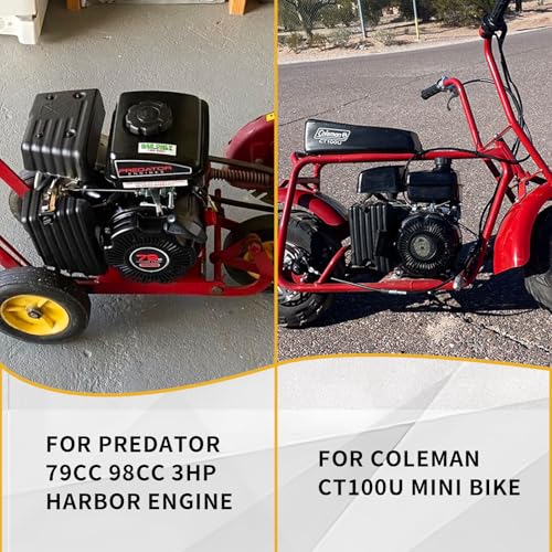 Image of Exhaust With Muffler for Coleman CT100U Mini bike