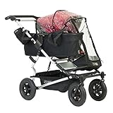 Mountain Buggy Single Storm Cover for Duet Double Stroller, Clear