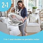 Graco Sense2Soothe 2-in-1 Baby Swing and Portable Rocker with Cry Detection Technology - Sailor - Image 2
