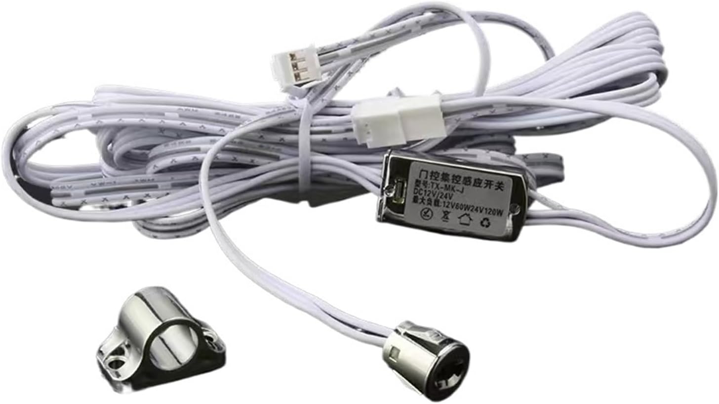 LED Cabinet Lights, Wine Cabinet Lights, Display Cabinet Lights, Power Interface 12V/24V Dedicated Transformer, Second Induction Switch(Centralized- Hand Scan Sensing)