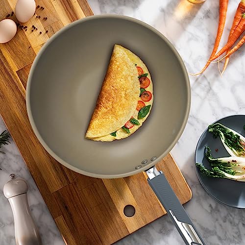 Wok de Cerámica Antiadherente con Mango de Acero Inoxidable miniatura 5