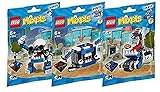 Lego, Mixels Series 7 Bundle MCPD set, KUFFS (41554), BUSTO (41555), TIKETZ (41556) Combine to Build MCPD MAX!