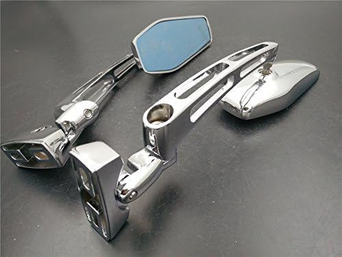 Miniatura 5 de HONGK - Espejos retrovisores ajustables cromados compatibles con Suzuki Hayabusa GSX1300R 99-12 B01C0SQYCW