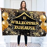BRIGHTEN UP YOUR PARTY The colors are selected to match fabric printing, so they are very sharp and vibrant. Banners create a mood at your party and can be used as a photo decoration for unforgettable photos Durable material: our large welcome home b...