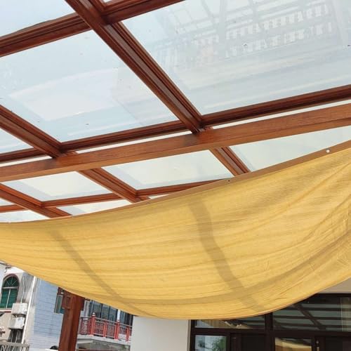 Malla de sombra para evitar calor extremo en patios con lona HDPE 5