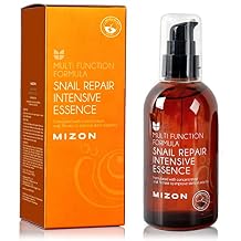 MIZON Snail Repair Intensive Essence with Snail Mucin Adenosine Hyaluronic Acid Centella Asiatica for Face Improves Fine Lines Treatment Smooth Skin Korean Skincare 3.38 fl oz