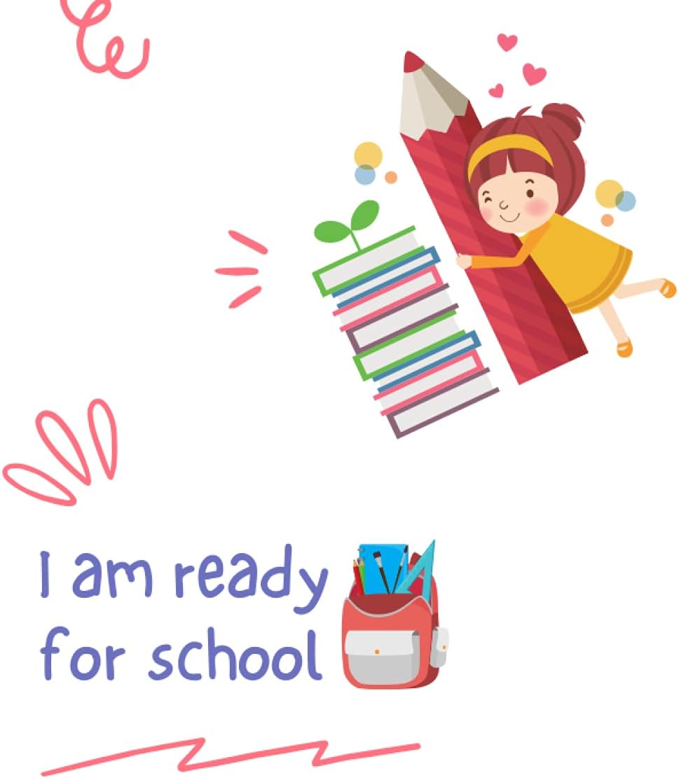 Ready for School Handwriting Paper - Unique Practice Worksheets for Home and School - 7 Lines with Dotted Lines to Guide Proportions - Ideal for Pre-K to 3rd Grade