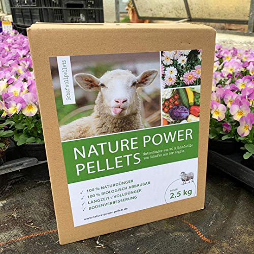 Schafwolldünger Nature Power Pellets aus 100% Schafwolle