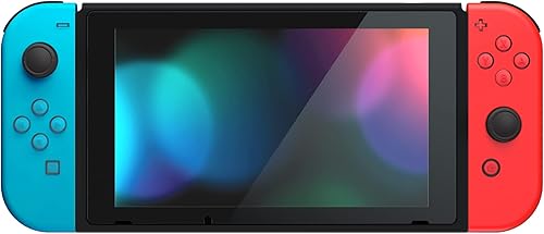 Miniatura 7 de eXtremeRate Controlador de repuesto ABXY Direction Home Capture + - Botones de gelatina, dos tonos azul rojo y transparente con símbolos de teclas