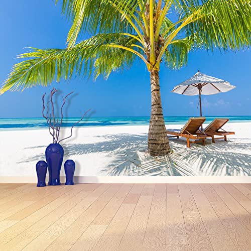 Papier peint intissé plage tropicale 208x146cm Tulup - 6