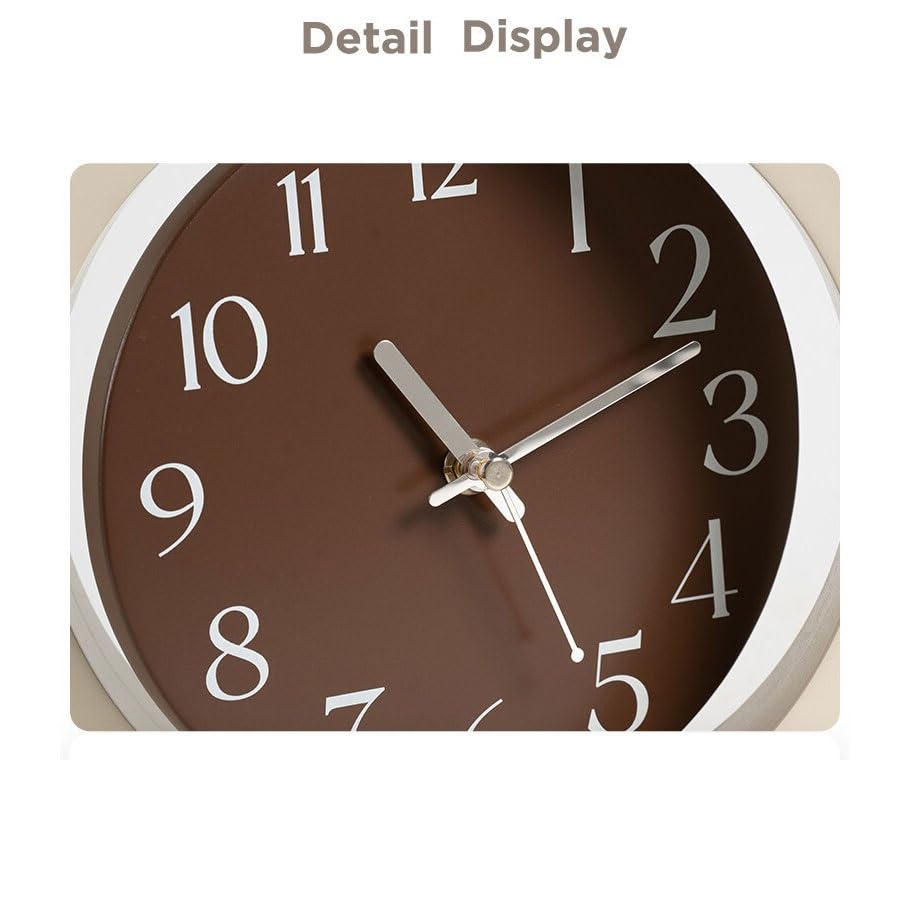 Reloj de mesa de diseño minimalista con soporte de exhibición para sala de estar premium 4