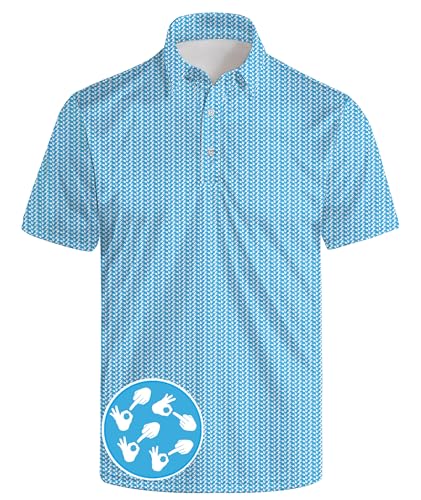 Inappropriate Men's Golf Polo Shirts Funny Humor Performance Moisture Wicking