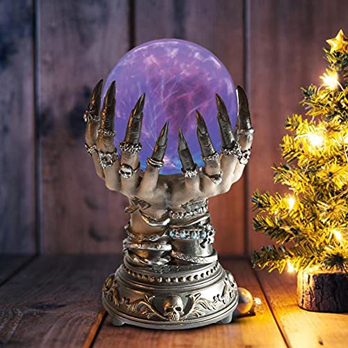 Ornement Halloween boule de cristal et squelette main décor de table - 5