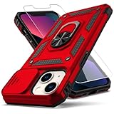 Cavalletto ad anello magnetico: custodia multifunzione con anello integrato e toppa in metallo. L'anello girevole a 360° fornisce due modalità di supporto per la visualizzazione verticale orizzontale, in modo che possa essere utilizzato come supporto ad anello e rilasciare la mano durante la visione di video. La toppa in metallo si attacca facilmente al supporto magnetico per auto, molto comodo durante la guida per la navigazione. Amerai quanto sia comodo con funzioni così potenti.