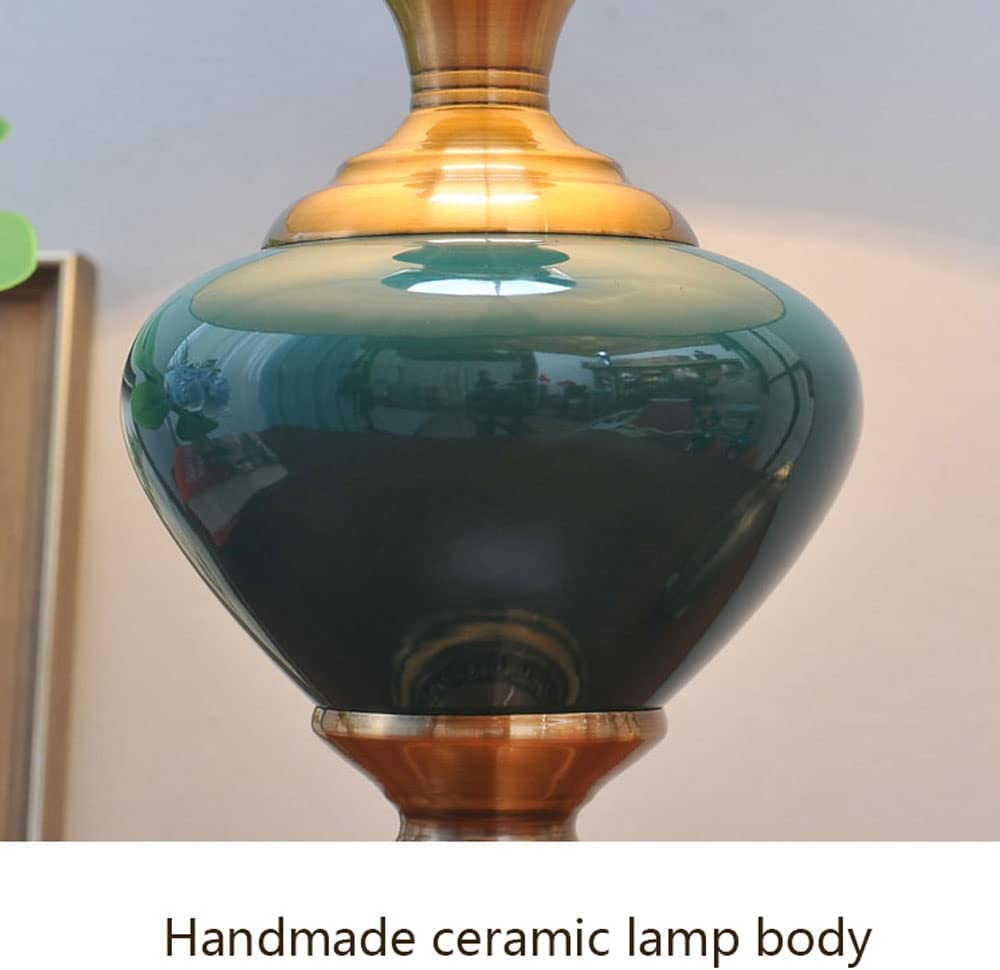 Lampa stołowa Lampy stołowe Lampka stołowa Lampka nocna Amerykańska ceramika Lampka nocna Lampka nocna Nowoczesny dom Metalowa szafka nocna Lampy do sypialni Salon Lampka nocna Lampa biurkowa (Kolo