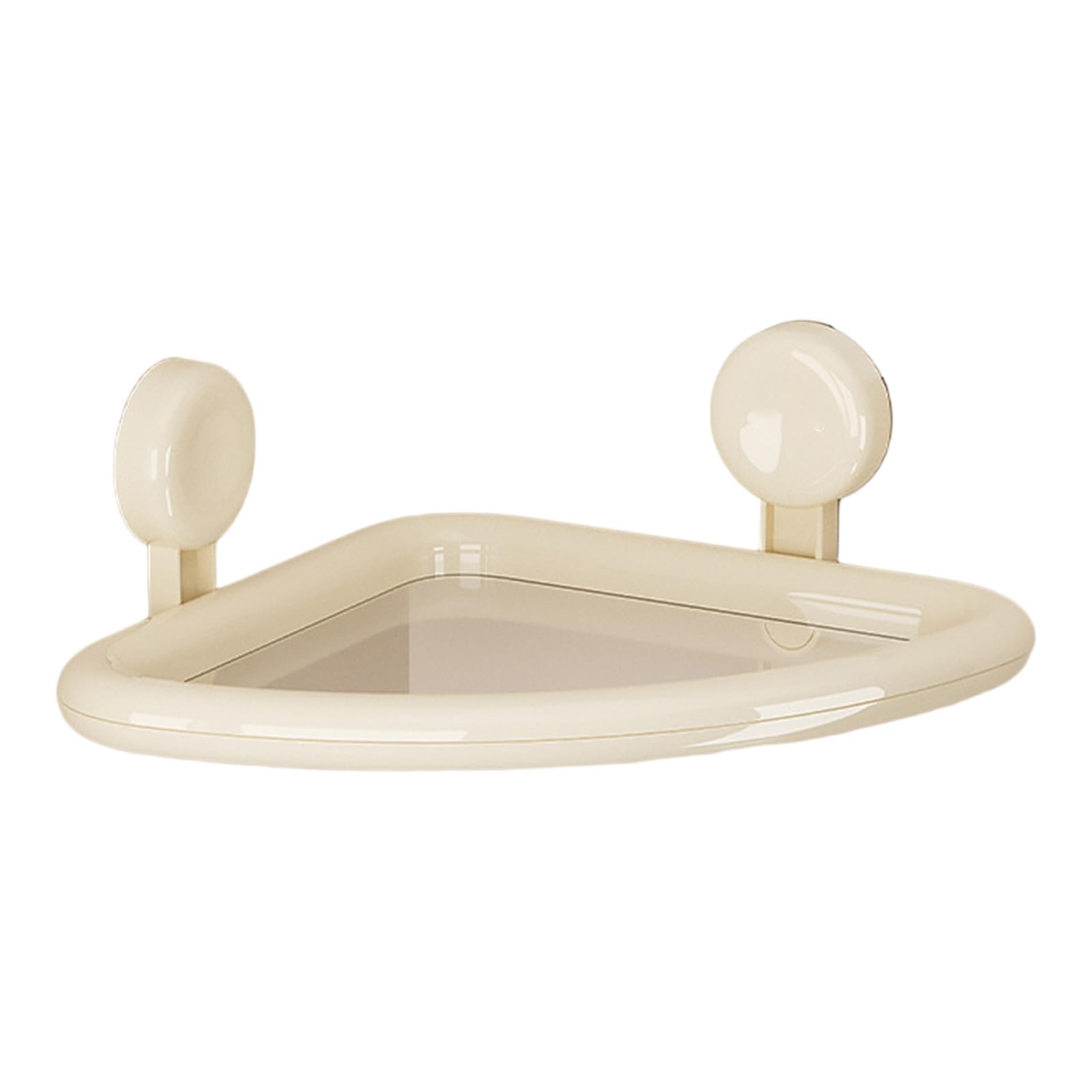 HDOYTXXM Corner Bathroom Storage with Suction Cups, ABS Shower Shelf for Kitchen/Bathroom, No Drilling Required Shower Organizers