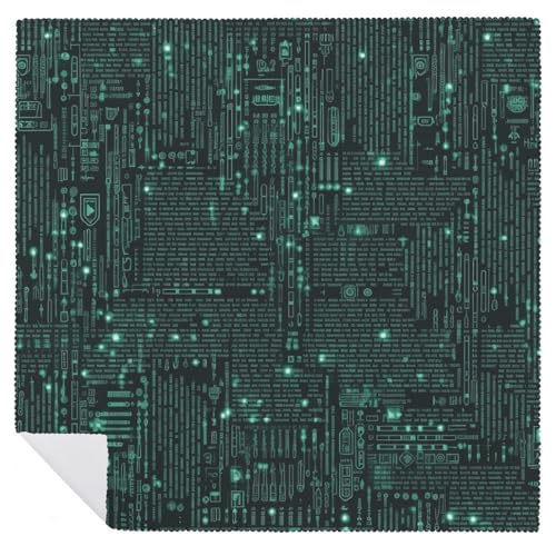 Serviettes de table Hacker Lot de 6 pièces carrées lavables 46cm - 7