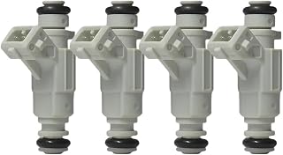 4x Fuel Injectors Compatible with Peugeot 206 207 307 Citroen C3 C4 1.6 2.0 Flex 2005–2014